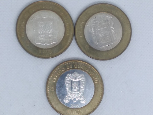 Imagen 6 de 6 de Moneda Bimetalica De $100 De Los 32 Estados 1a. Edicion