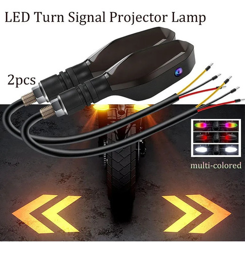 2 Luces Led Para Proyectar Letreros Para Motocicletas, 27 Mo