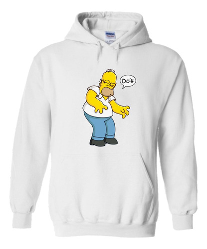 Buzo Homero Simpson Modelo 1 Con Capota Hoodies Buso Saco