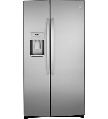 Ge 21.8  Fingerprint  Resistant Stainless Steel Refrigerator
