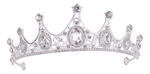 Estilo Reina Coronas Diadema Diadema Nupcial Rhinestone