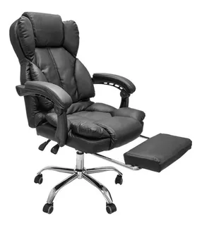 Silla Para Oficina Economica Ergonomica Reclinable Color Negro