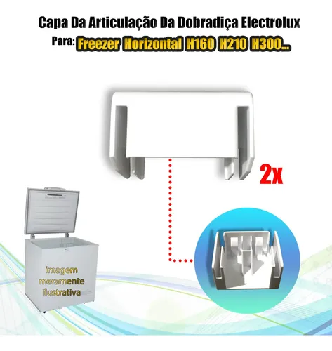冷凍PL10 H10 ADM10 ADL10 ADLL20 Par Capa Articulaçao Da Dobradiça Freezer H210 Electrolux