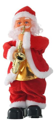 Mz Papá Noel Cantando Decoración Musical De Juguete Navideño