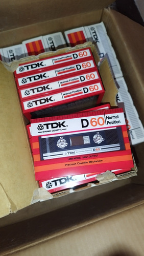 Cassettes Audio Virgen Tdk D60