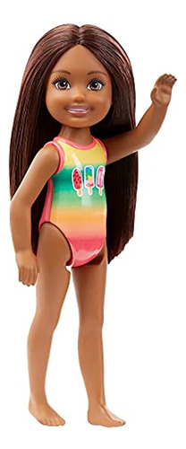 Barbie Club Chelsea Beach Doll, 15cm