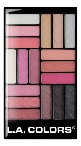 L.a. Colors 18 Color Paleta De Sombras De Ojos, Diva Gla