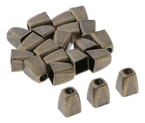 A Tração Do Zíper Do Metal 40pcs Termina A Rolha De Sino
