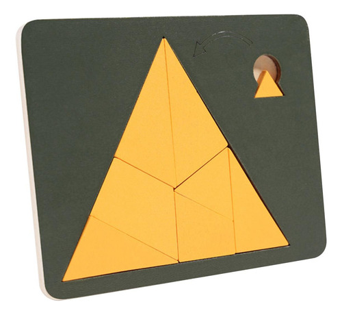 Aa Tablero De Rompecabezas De Formas Geométricas De Estilo D