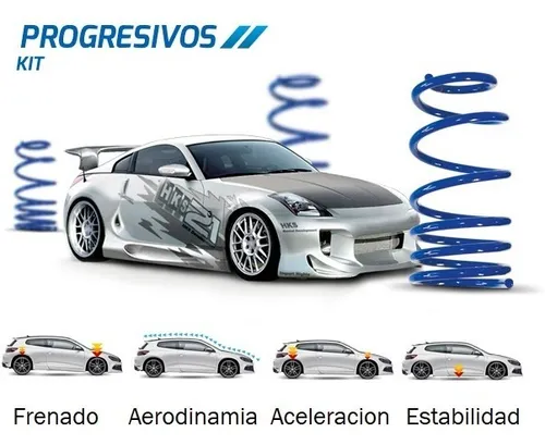 Kit X2 Resorte Progresivo Car Suran 2006/2017 Delantero
