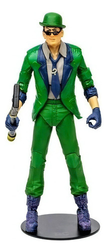 Figura Acción Riddler Batman Arkham City Dc Mcfarlane Toys