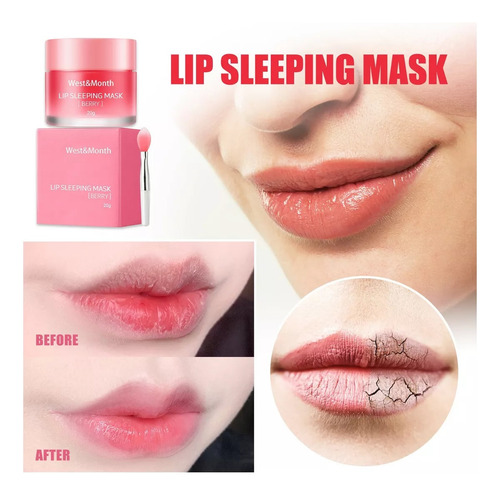 Mascarilla Labial De Gelatina, Mascarilla Reparadora Labios