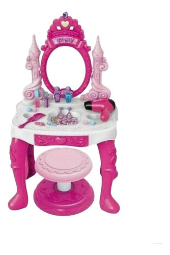 Juguete Tocador Castillo Con Accesorios Princesa Rosa