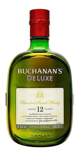 Whisky Buchanans Deluxe 12 Años 1 Litro