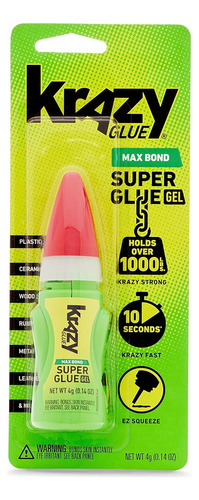 Krazy Glue, Max Bond Gel, Ez Squeeze, 4 G