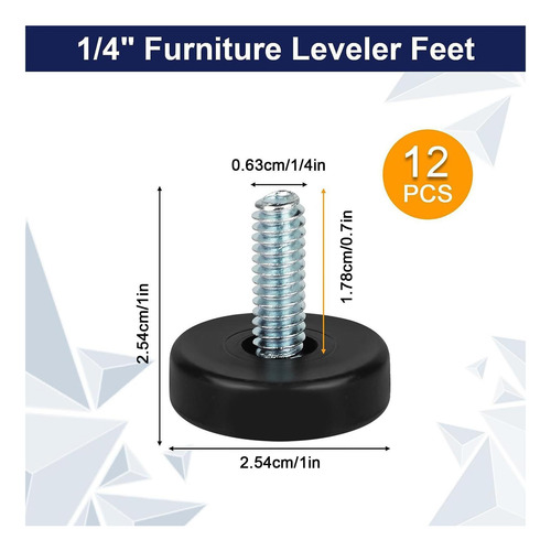 Pies Ajustables Para Muebles Niveladores Para Pies De Mueble
