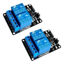 Comprar 2 X Modulo Relay Rele 2 Canales 5v 10a Arduino Optoacoplado