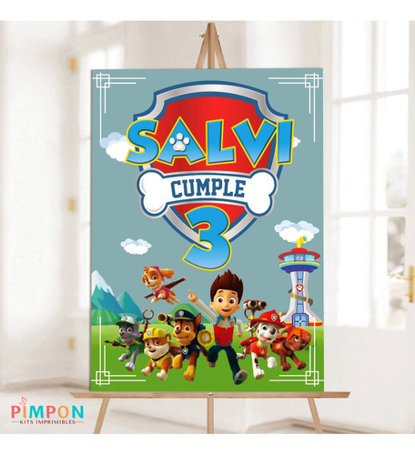 Kit Imprimible Paw Patrol - Personalizado