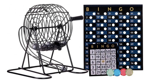 Novelty Corp Juegos Tradicionales Bingo Con Esfera Metálica