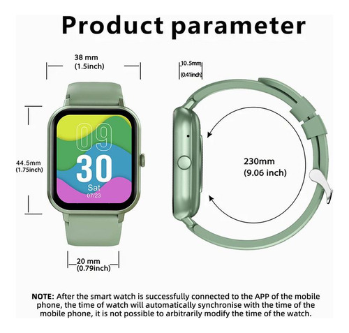 Reloj Inteligente De Moda Que Detecta La Frecuencia Cardíaca