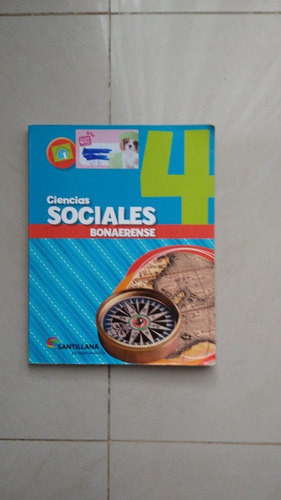 Ciencias Sociales 4 Bonaerense - Santillana En Movimiento (Usado)