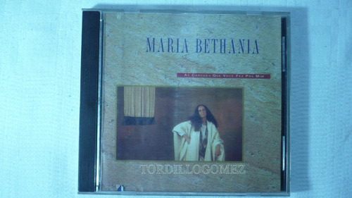 Cd Maria Bethania As Cancoes Que Voce Fez Pra Mim 1993