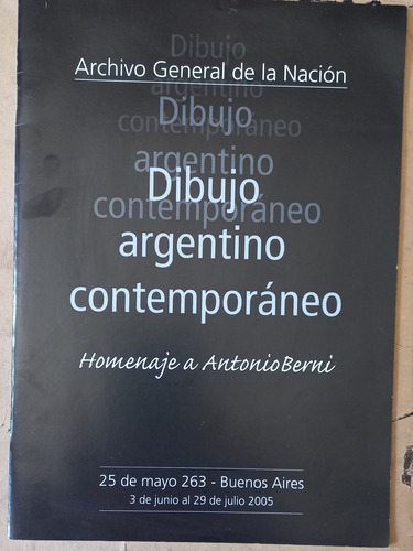 Dibujo Argentino Contemporáneo/ Catalogo/ Muestra Archivo Gn (Usado)