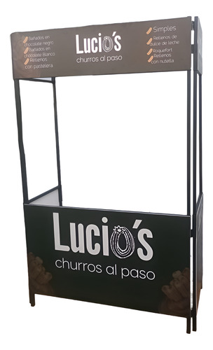Puesto De Feria Stand Portatil Plegable Con Bolso Innograf