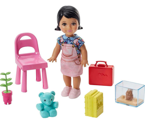 Muñeca Barbie Maestra Con Aula Y Accesorios Temáticos