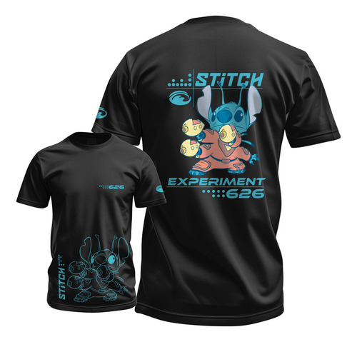Playera Stich Exp 626 Con Capucha ,todas Las Tallas
