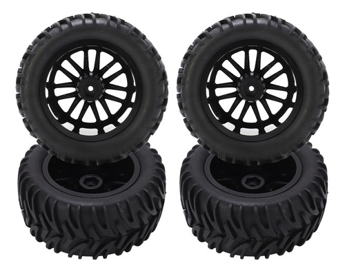 Juego De 4 Piezas De Rc Wheels And Tires Para Llantas De Coc