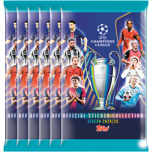 Kit Uefa Champions 2024/25 - Álbum Capa Mole + 30 Envelopes