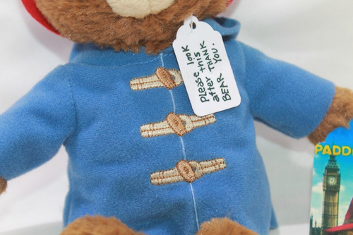 Paddington Oso Peluche Original Importado 20 Cms.