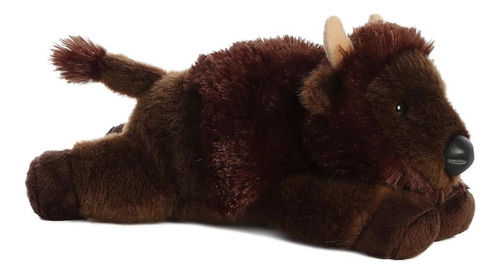 Peluche Bisonte Plains Aurora Mini Flopsie Bonito Suave