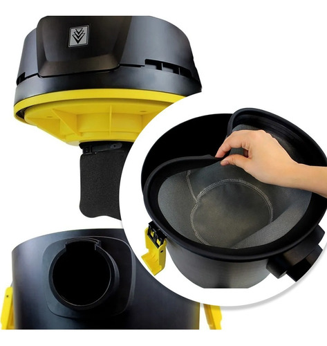 Imagem 4 de 5 de #diadospais Aspirador De Pó E Líquidos 110v 1300w Karcher
