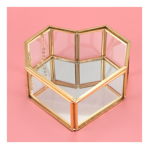 Asd Flip Love Joyero De Cristal Geométrico En Forma De