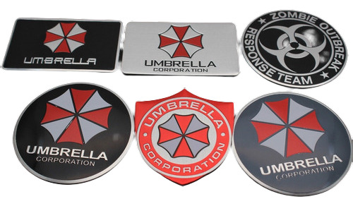 Para Resident Evil Umbrella Corporation Aleación Metal Insig