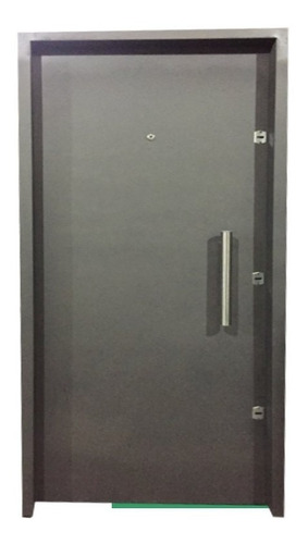 Puerta Seguridad Inyectada Chapa 18 3 Cerradura 80 X200 