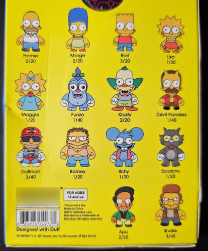 Los Simpsons Kidrobot - Flanders Diablo 1/40 (Usado)
