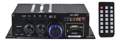 Amplificador De Potencia De Audio Ak380 400w 400w Bocina