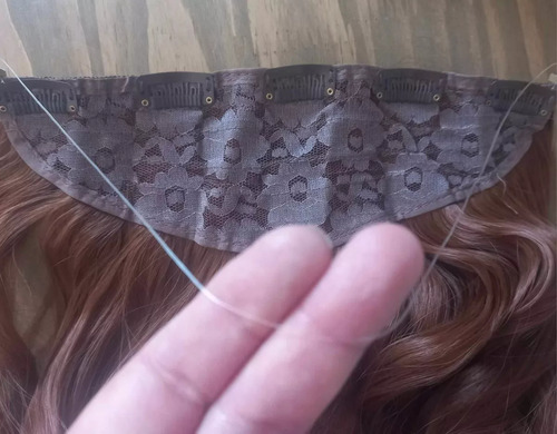 Cabelo 100% Bio Humano Fio Invisivel Tic Tac 75 Cm E 150 Gr
