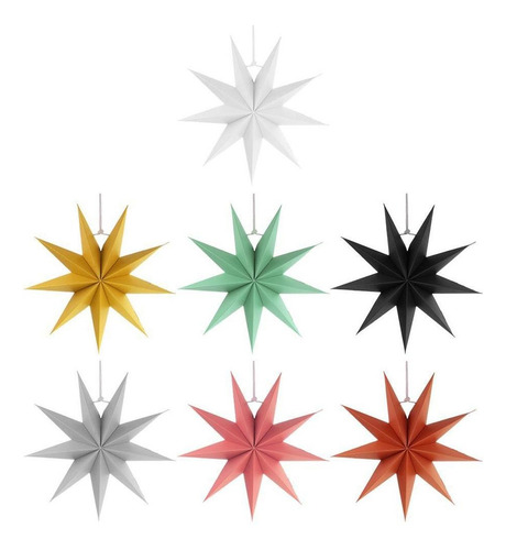 H 4 Piezas Novedad Papel 3d 9 Navidad Halloween Colgante