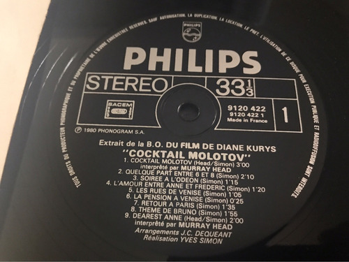 Disco Vinilo Coctail Molotov / Ost (france) (Usado)