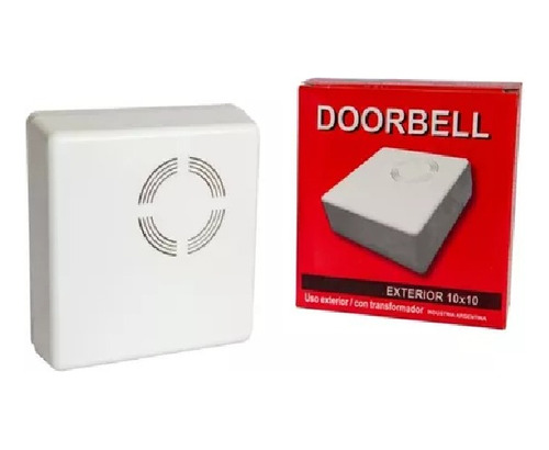 1825-d Zumbador Exterior 10x10 220v/12v C/trafo - Doorbell