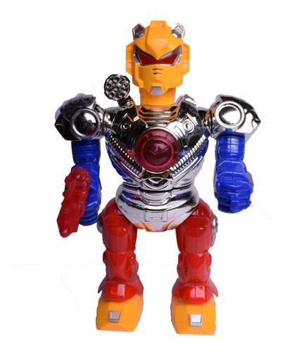 Robot Galactico Con Luz Sonido Y Movimiento El Duende Azul