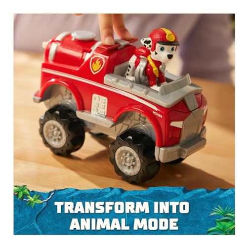 Paw Patrol Jungle Pups, Vehículo Temático De Marshall,