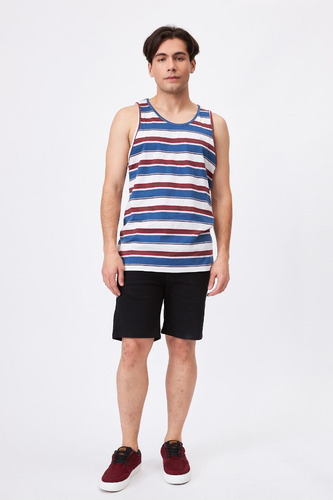 Imagen 2 de 7 de Musculosa Dreamless Stripe Rvca Hombre