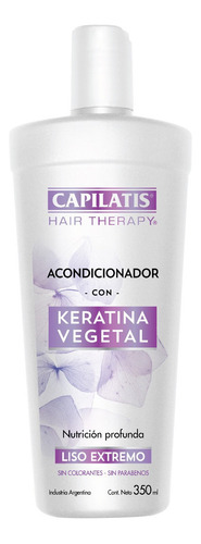 Acondicionador Capilatis Con Keratina Brushing Progresivo