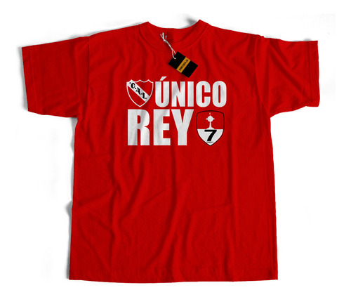 Remera Del Rojo -  Independiente Unico Rey 7 Libertadores