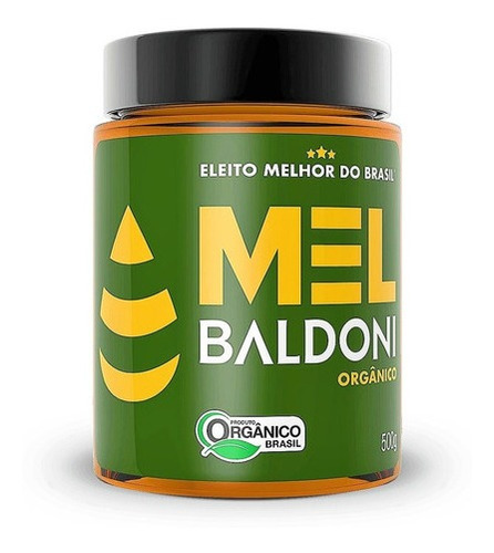 Mel Ôrganico 500g Eleito Melhor Do Brasil Baldoni 4 Potes